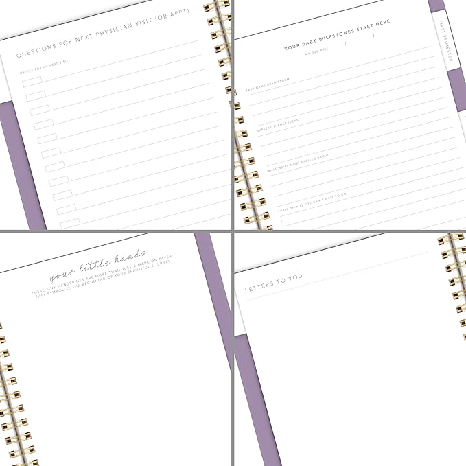 Mead Moments Pregnancy Planner and Baby Journal,