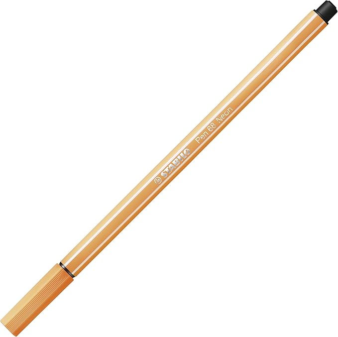 STABILO - Pen 68 & point 88 - Premium Felt Tip Pen & Fineliner - Pack of 10 - Assorted Neon colors