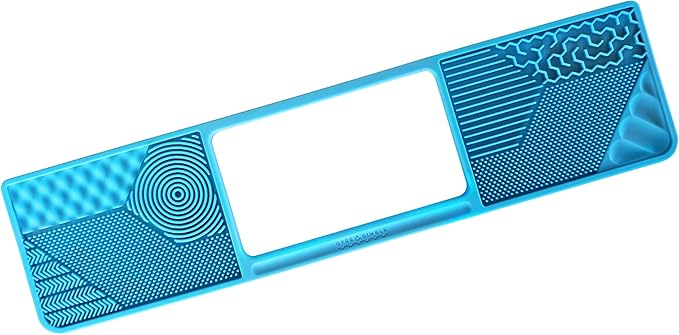 Student ChromebookⓇ Gidget: Silicone Sensory Mat/Palm Rest Compatible with Most Student ChromebookⓇ Models – Textured Fidget Pad for Discreet Focus and Comfort – by Gyre & Gimble
