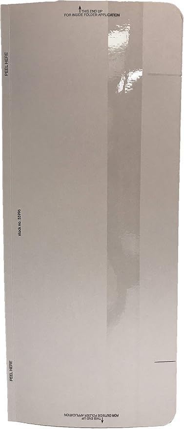 Tabbies 55996 Extenda-Folder Conversion Strips, 100 Box, White 1 Inch End Tab, 3-3/4 x 9-1/2 Inch, Convert File Folders to End Tab Shelf Filing