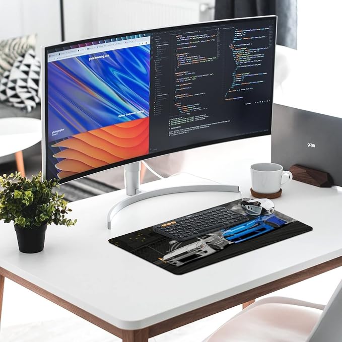 Large Mouse Pad Gaming Drifting S13 and S15 JDM Car Desk Mat Long Big Mousepad Extended Keyboard Computer Pad Office Desk Organizers and Accessories 30x60cm