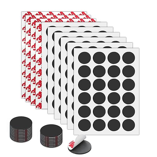 Classroom Must Haves,Magnet with Adhesive Backing,Round 1.2" - 240PCS,Bulk Package Magnetic Stickers for Decoration - Teacher Supplies