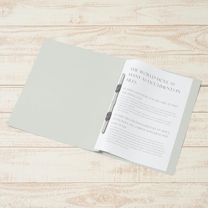 Plus Flat File, Resin Jig, Thick Binding, 10.8 inches (300 mm), A4, Vertical, Gray, 10 Books, No.021NW 79-049 x 10