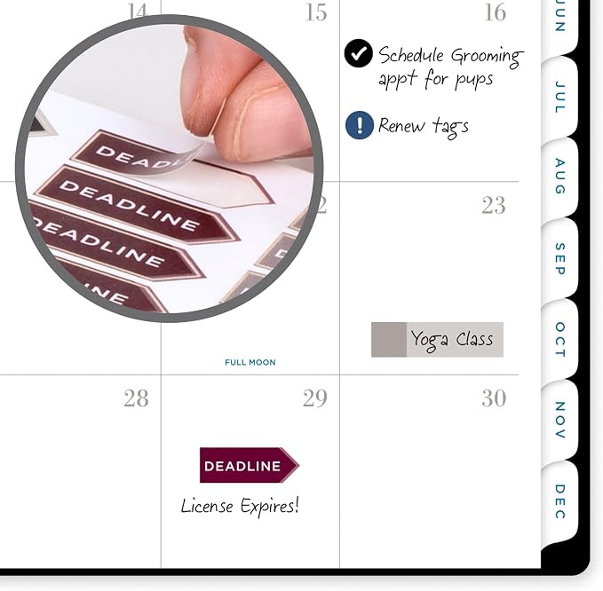 AT-A-GLANCE 2027 Planner, Weekly & Monthly, 8.5" x 11", Signature Lite, Black (YP905L0527)