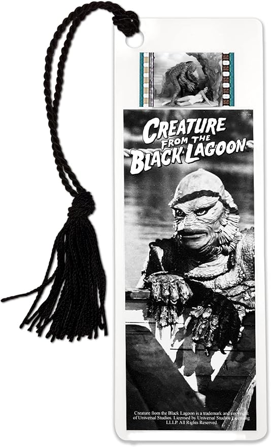 Universal Monsters Creature from the Black Lagoon (1954) - Laminated 2x6 FilmCells Bookmark with 35mm Clip of Film and Tassel