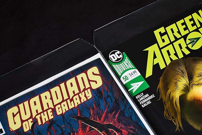 Big Fudge Comic Book Bags and Boards - Comic Book Storage Sleeves - Resealable Toploader Bag Plastic Protector Sleeves - Hard Backing Board - Cover Protectors - Comics After Silver Age or Gold Age