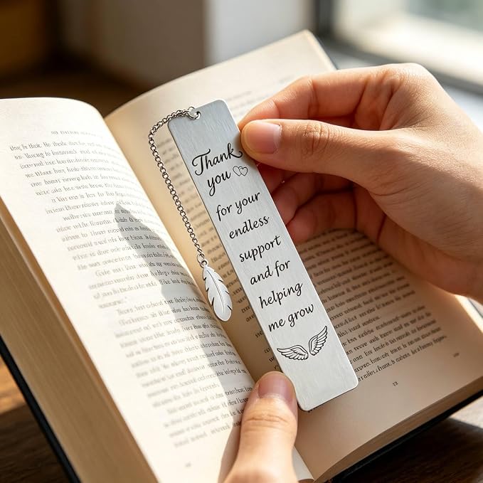 Teacher Appreciation Gifts, Thank You Bookmarks for Women, Appreciation Book Marks for Reading, Thank You Gift Bookmarks for Friends Coworkers Mentors Coaches Bosses Nurses & Book Lovers
