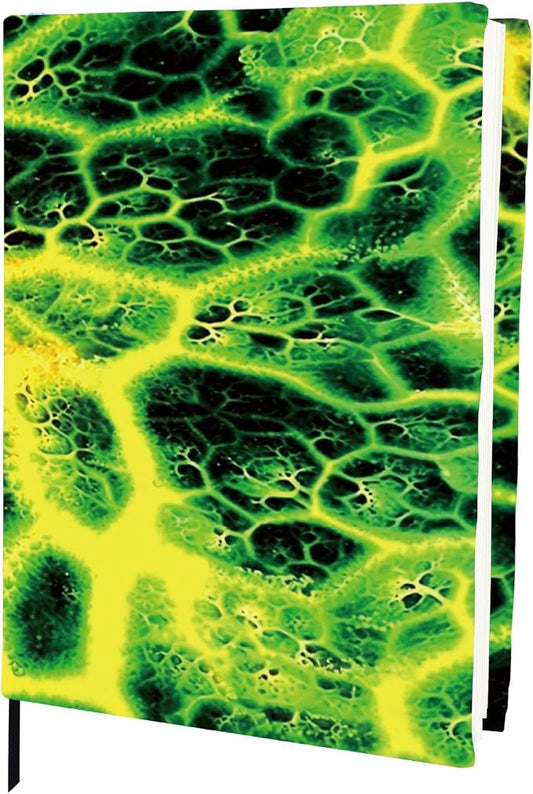 CRASPIRE Stretchable Book Cover Protector Green Yellow Washable Reusable Jumbo Fabric Cloth Elastic Sleeve Stretchy Wrap Up to 9x11In for Hardcover Paperbacks Book Lover Gift Notebook Textbook Reader