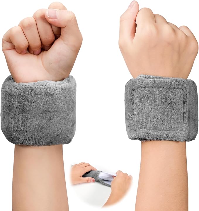 Weighted Sensory Bracelets for ADHD, Autism, SPD and CP Kids, Deep Pressure to Improve Sensory Awareness, Soft Calming Tools to Enhance Focus & Hand Stability Perfect for Classroom and Home Use