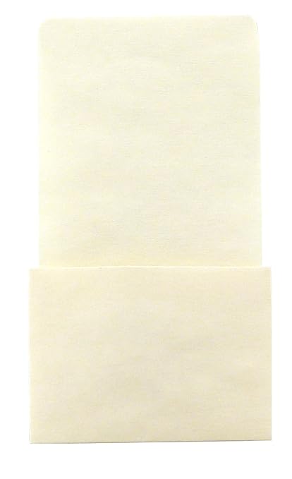 Hygloss Products Manila Library Pockets – Self-Adhesive Pocket Envelopes Made in the USA – 6.25 x 3.5 Inches, 50 Pack