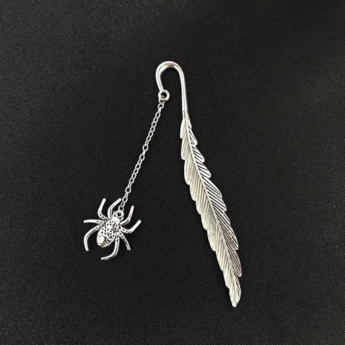 Luminous Bookmark, Retro Glow in The Dark Reading Bookmarks for Women Men Lovers,Book Markers with Pendant Holiday Gifts