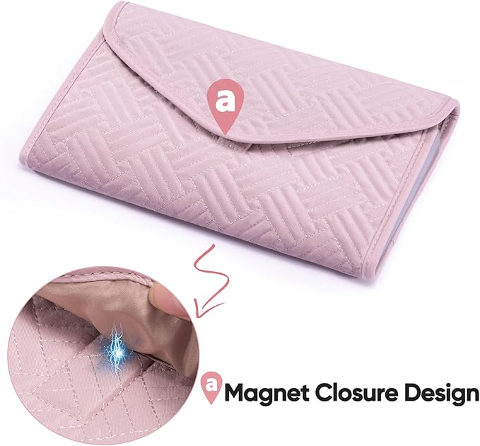 Fabric Bill Organizer with Pockets 10x6 Receipt Organizer for Business - Receipt Holder Organizer - Cash Organizer -Coupon Holder - Money Organizer for Cash- Small Accordion File Organizer