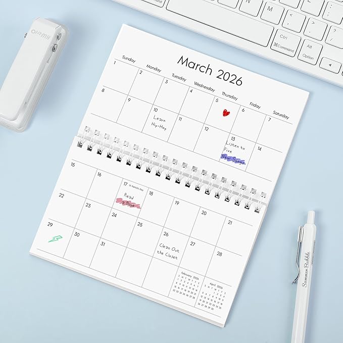 Pocket Calendar 2025-2027, Beach 2025-2027 Monthly Planner -3.7" x 6.7" for Purse, Runs from July 2025 Until December 2027, Monthly Planner Pocket Size with Coil Organizing & Planning