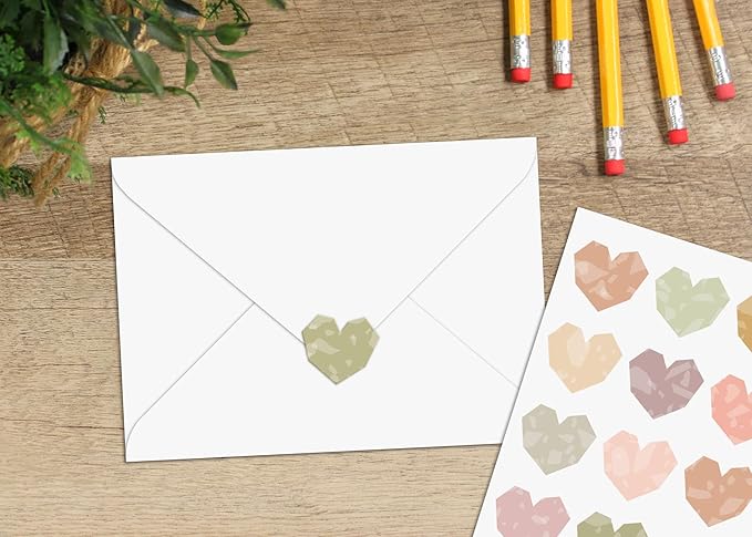 Teacher Created Resources Terrazzo Tones Hearts Stickers (TCR7228)