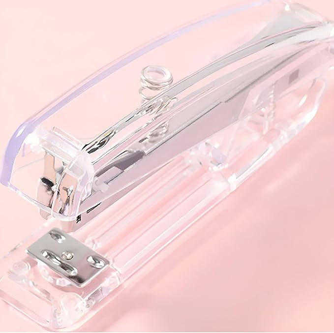 Rose Gold Stapler Hole Punch Staple Remover,1 Pc Stapler Home Essentials,Office Cabinet