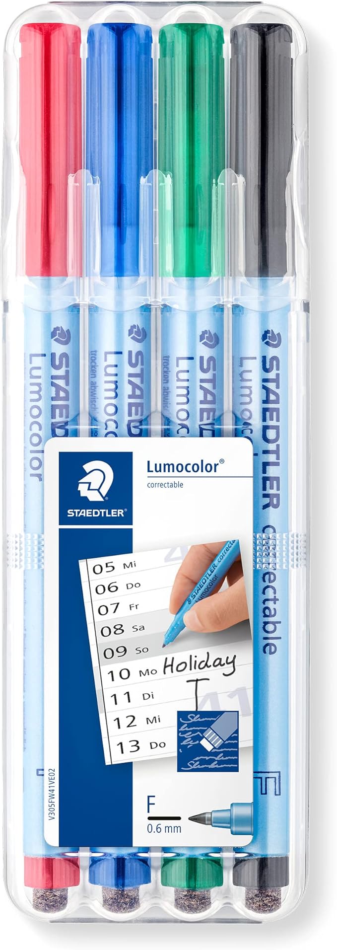 Staedtler Lumocolor Correctable fine point Pens (305FWP4)
