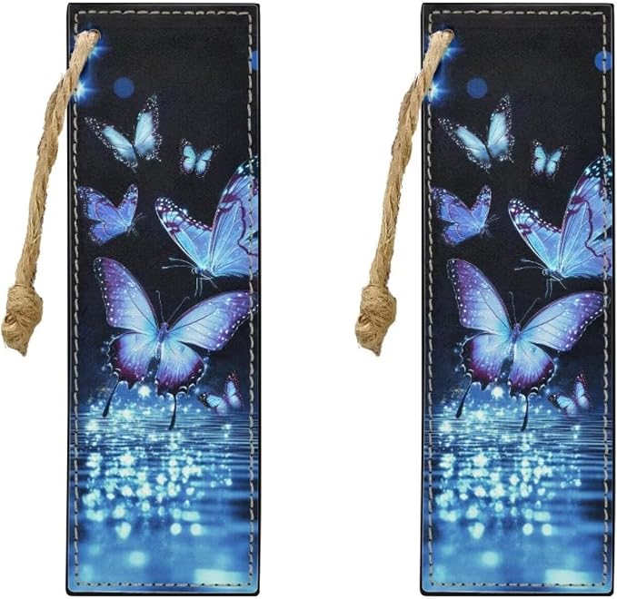 Glowing Butterfly Bookmark for Book Lovers Cute Sloth Bookmarks for Reading Lovers Funny Bookmark for Women Men Book Lovers Bookmarks Aesthetic