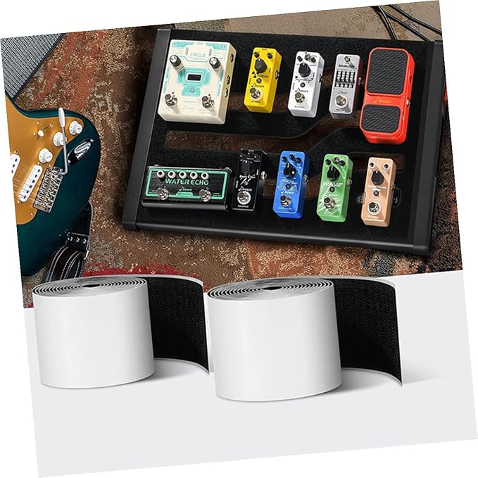 Strong Adhesive Guitar Pedal Board Tape Double-Sided Fabric Tape for Pedal Mounting