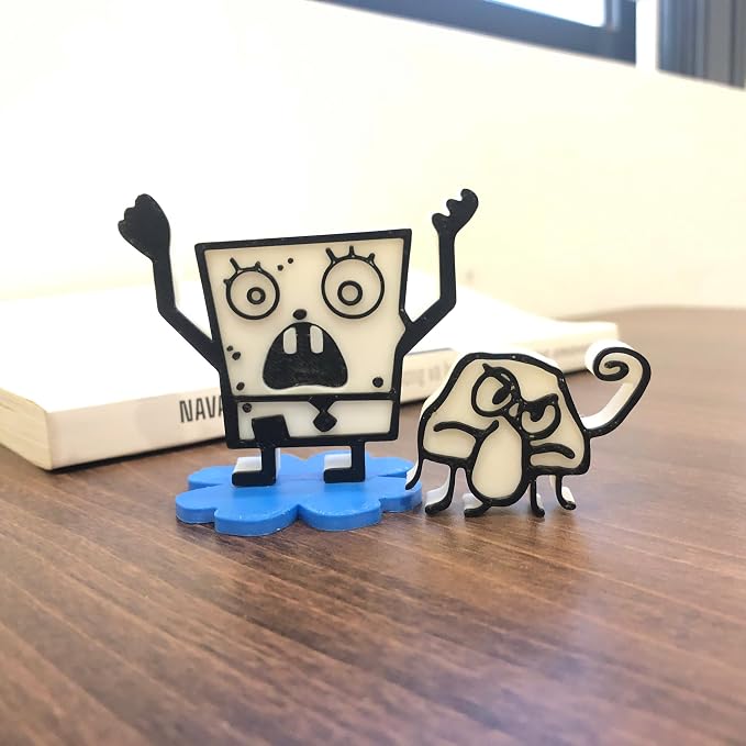 SpeakerMan Funny Doodle Style Pencil Holder – Quirky Desk Organizer for Adults