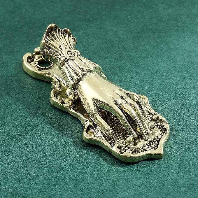 New Style Hand of Wealth Retro Lady Book Mark- Stainless Steel Metal Bookmarks Collection The Hand of Noblewoman Signifies Wealth and Good Fortune Gifts for Girl Lover Christmas (Gold)