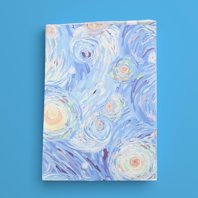 Handmade A5 Book Cover Sleeve Protective Cloth Book Protector for Paperback and Hardcover Books Notebook Journal 11X7 Inch Decorative Decor