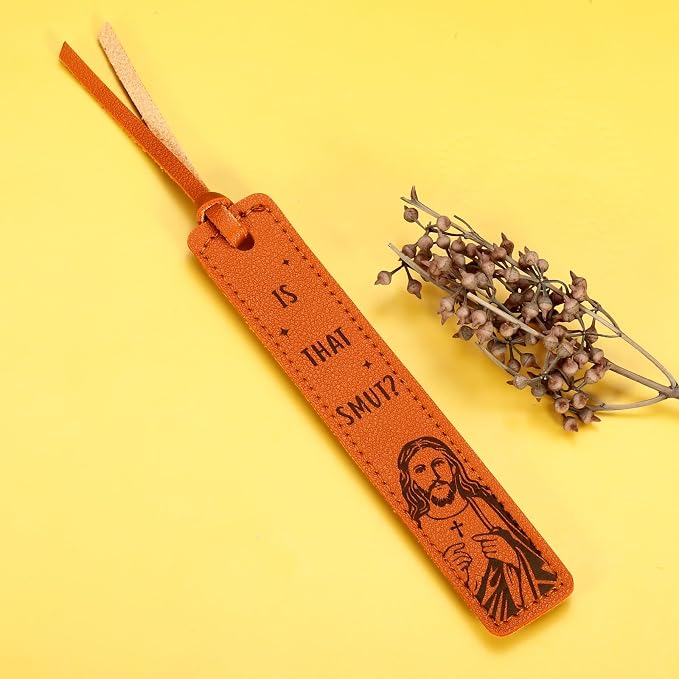 Funny Leather Bookmark for Women Men Christian Book Marker Gifts for Women Book Lovers Best Friend BFF Sister Reader Leather Gifts for Him Her Birthday Gift for Adults Teen Boys Girl