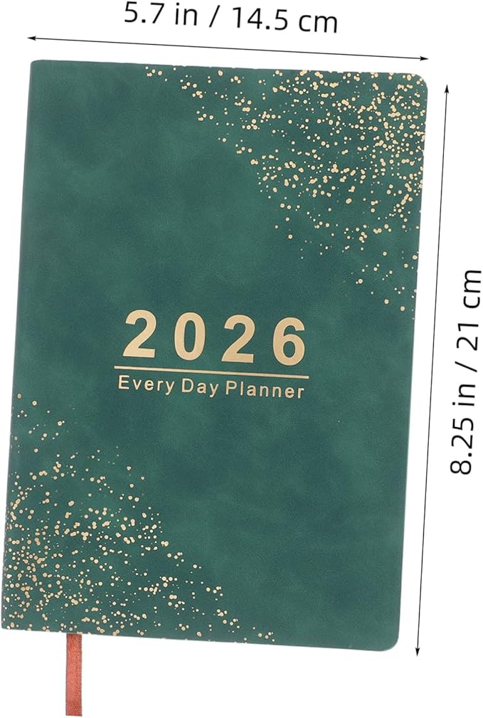 Daily Planner Hardcover Personal Organizer with Thick Paper Weekly and Monthly Calendar Journal From January to December Appointment Book for Office School and Home Use
