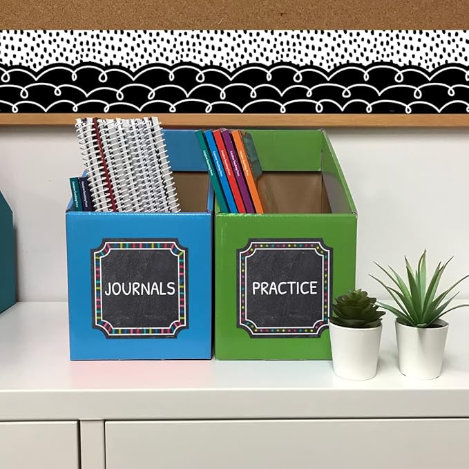 CTP Chalk It Up! Colorful Chalk Cards 6" Cut-Outs Classroom Accents (Creative Teaching Press 10884)