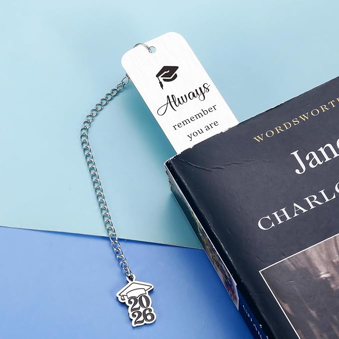 Graduation Gifts for Teen Boys Girls Senior 2026 High School Graduation Gifts for Her Him Inspirational Bookmark Class of 2026 Grad Gifts for College Student 5th 8th Grade Graduation Decorations Phd