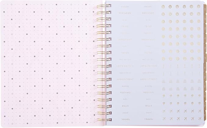 russell+hazel 2025 Acrylic Dew Weekly Planner, 12 Month Calendar (January 2025 – December 2025), 7.625” x 9.5" (100622)