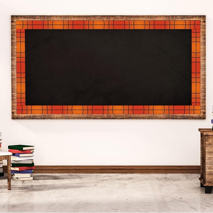 Whaline 32.8 Ft Basketball Bulletin Board Borders 3D Orange Basketball Die-Cut Board Trim for Sport Party Back to School Classroom Office Chalkboard Decoration