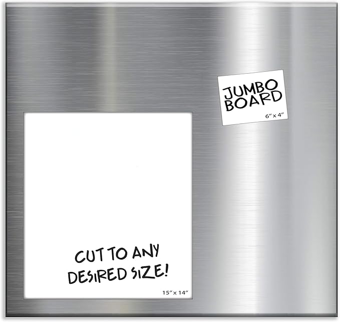 Essentially Yours Magnet and Message Board | Jumbo 30 x 35 x 0.7 Inch Magnet and Message Board | Mountable Steel Bulletin Board