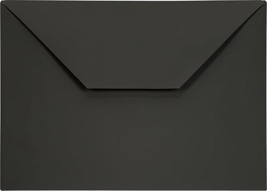 Lion Design-R-Line Poly Envelope,9 3/8 x 13 Inches, Opaque Charcoal Gray (Black), Pack of 6 (22080-CG-6P)