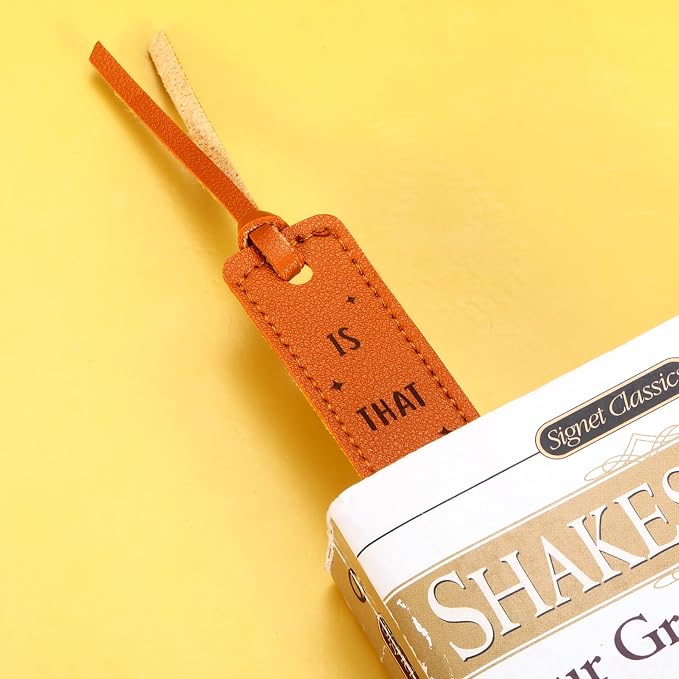 Funny Leather Bookmark for Women Men Christian Book Marker Gifts for Women Book Lovers Best Friend BFF Sister Reader Leather Gifts for Him Her Birthday Gift for Adults Teen Boys Girl