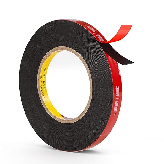 Double Sided Tape Heavy Duty, 0.39" x 16.5 ft Mounting Tape VHB 5925 Strong Adhesive Waterproof for Automotive, LED Strip Lights, DIY Home Décor