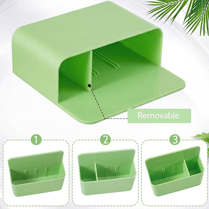 2 Pcs Magnetic Dry Erase Marker Holder Magnetic Pen Holder for Whiteboard Magnet Pencil Storage Organizer for Office Refrigerator Locker Classroom Organization Metal Cabinets (Green)