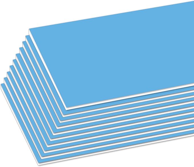 BAZIC Products Foam Board 20" X 30" Sky Blue, Colored Foam Boards 3/16 Inch Thickness, Presentation Signboards School Craft Project Framing Display, 25-Pack
