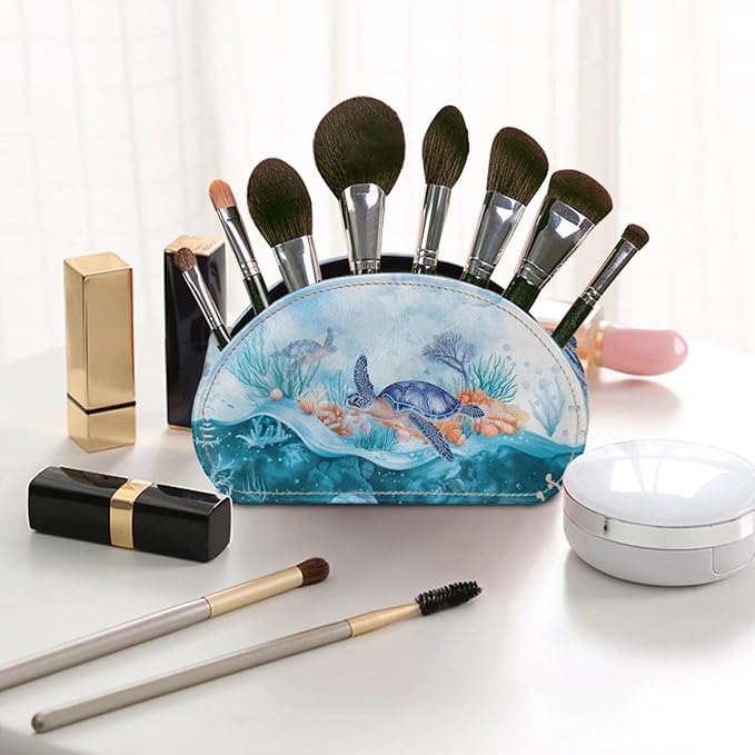 Forchrinse Underwater Sea Turtle Remote Control Holder for Home Office Desk Organizer Home Remote Box Storage,Keep Neat