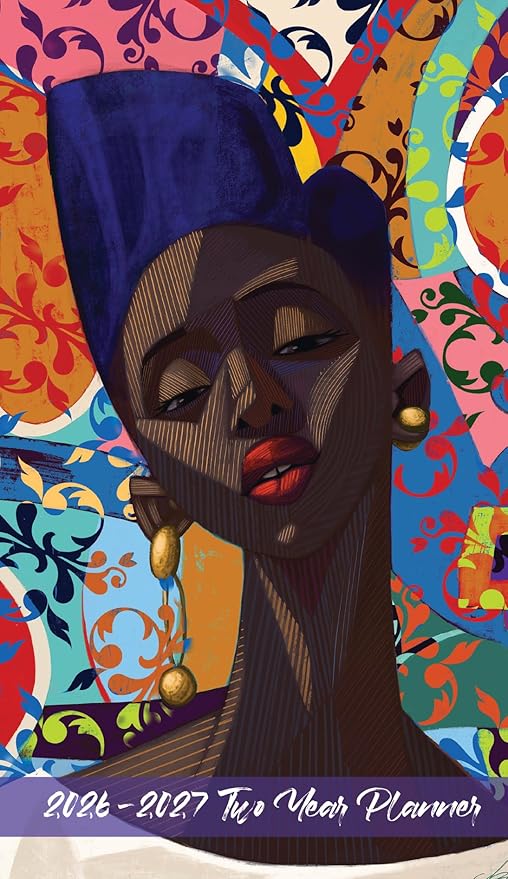 Shades of Color 2026 2027 2-Year Pocket Planner for Black Women - For The Culture