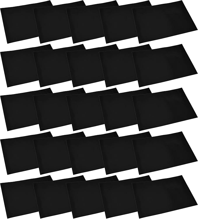 Creatology 22" x 28" Black Poster Board, 24 Pack
