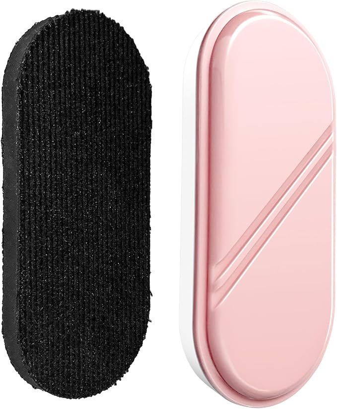 Magnetic Detachable Dry Erase Eraser, Glass Board Erasers, 1 Pack, Whiteboard Eraser for Dry Erase Board, Glass Board, Calendar Board, Office and School Supplies (Pink)