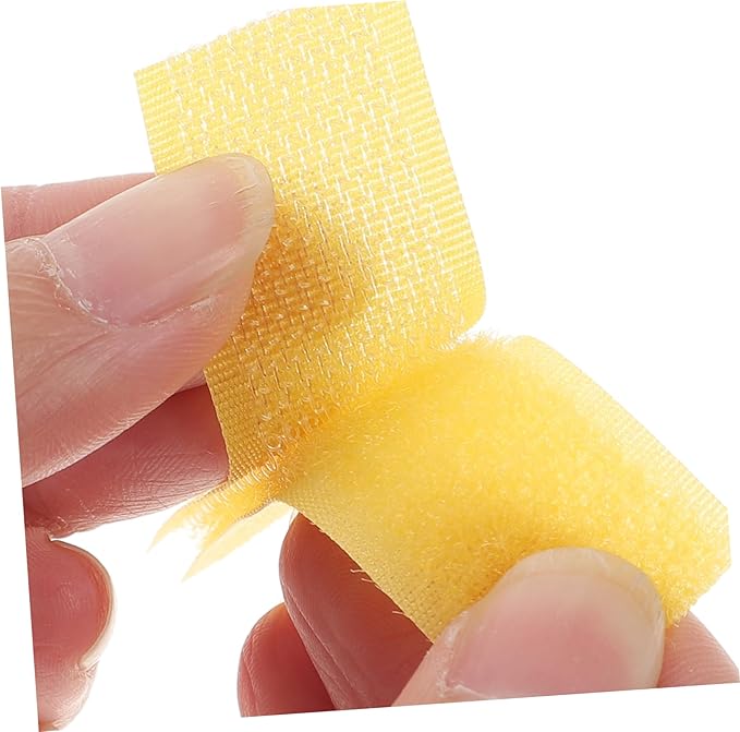 Tofficu 250pcs Adhesive Strips Hook and Loop Tape for Shoes Clothing Hats Fastening Strips Self-Adhesive Tapes