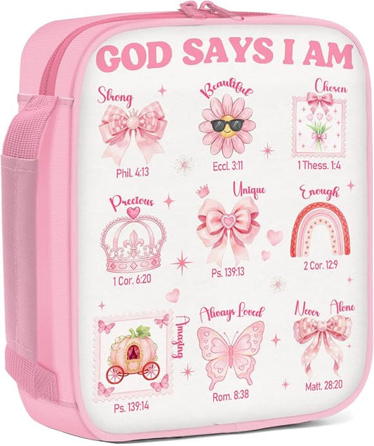 Bible Cover for Women, Bible Holder, Bible Cover With Handles, Bible Carrying Case, Bible Bags With Zipper and Pockets