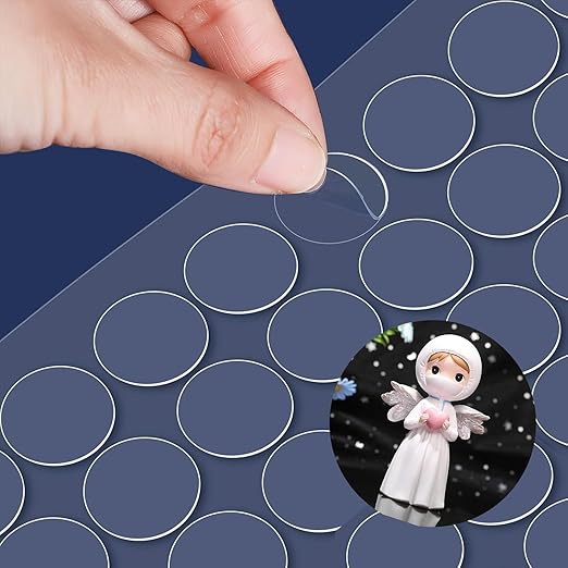 Adhesive Stick dots Two-Sided Sided Mounting Putty Stick Tack for Wall Hanging Crafts Balloons Festival Party Decorations,Clean Removable(0.78"*0.78"-800)