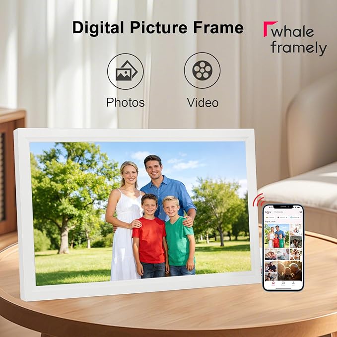 Akimart Calendar: 21.5 inch Wall Planner Digital Calendar & Chore Chart, Smart Touchscreen Interactive Display for Family Schedules, Hearth Display Digital Calendar, Great for Organizing Your 2026 Year
