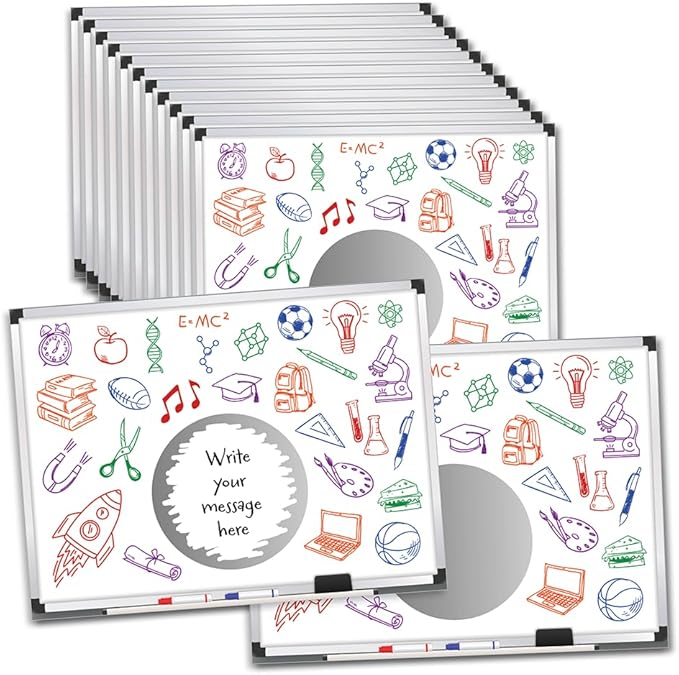 My Scratch Offs 50 Pack Whiteboard DIY Custom Make Your Own Scratch-Offs Prizes for Kids Teacher Supplies for The Classroom Motivational Scratch Cards for Students Appreciation Cards