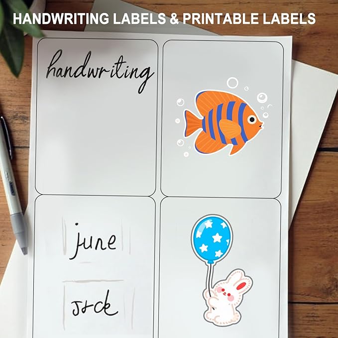 4"x5" Shipping Address Labels, Matte White Printable Labels, 1920 Total (480 Sheets, 4-Up), Compatible with Laser & Inkjet Printers for Packaging & Mailing