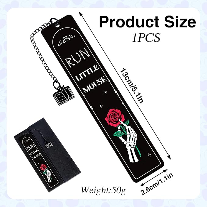 Dark Romance Bookmarks Gifts - Funny Spicy Bookmarks for Women Friends Girls Romance Gothic Gag Book Marks for Book Lovers Reader Bookworm Halloween Thanksgiving Christmas Birthday Gifts