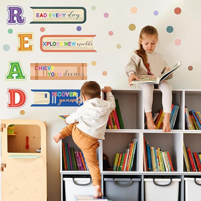 Classroom Door Decor, Read Bulletin Board Decorations Set,Classroom Wall Decor for Elementary Middle School Teacher Supply (Read)