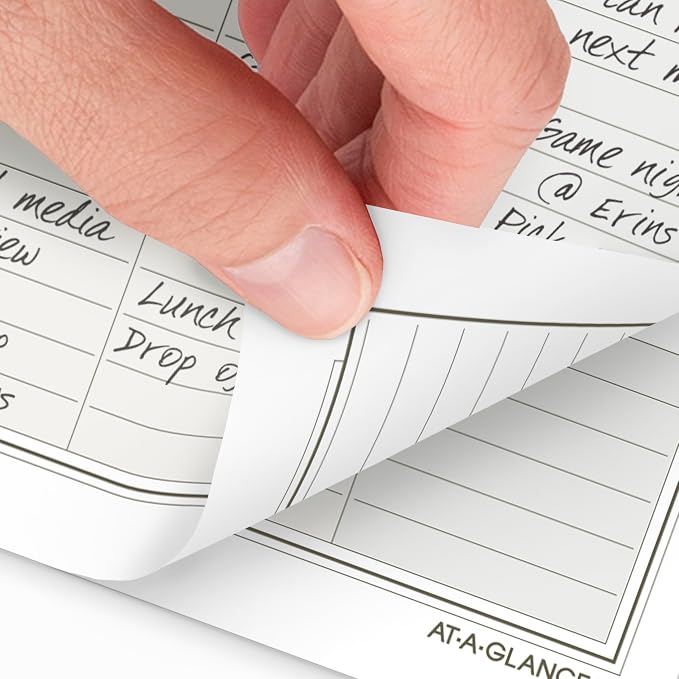 AT-A-GLANCE 2026 Planner Refill, Monthly, 5-1/2" x 8-1/2", Desk Size 4, Loose-Leaf, Ruled Blocks (481-685Y-26)